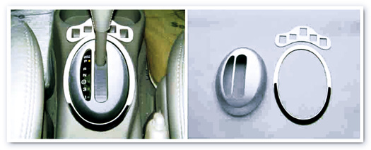 Chrome Gear Shift Trim