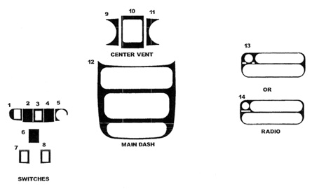 PT Cruiser Base Dash Kit