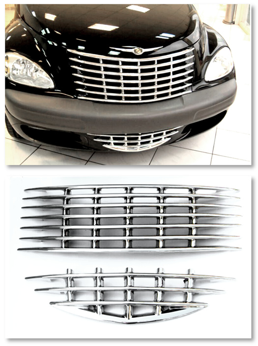 pt cruiser chrome grille